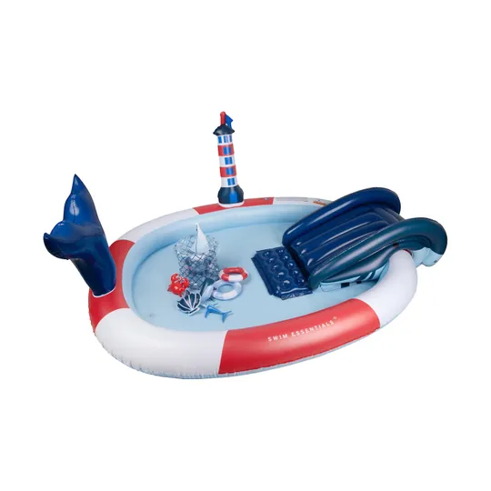 Swim Essentials Whale Adventure Planschbecken Red / White