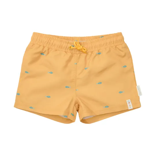 Little Dutch Seashells Badeshorts - Sunny Yellow