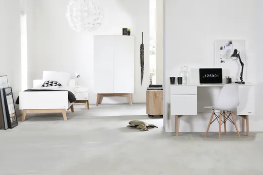 Kidsmill Sixties Kinderzimmer Mattweiß / Naturbelassen