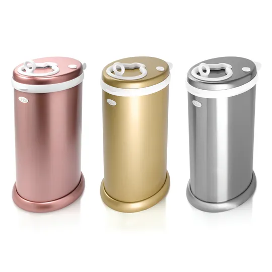 Ubbi Windeleimer Metall Silber
