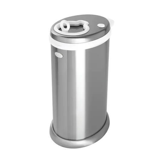 Ubbi Windeleimer Metall Silber